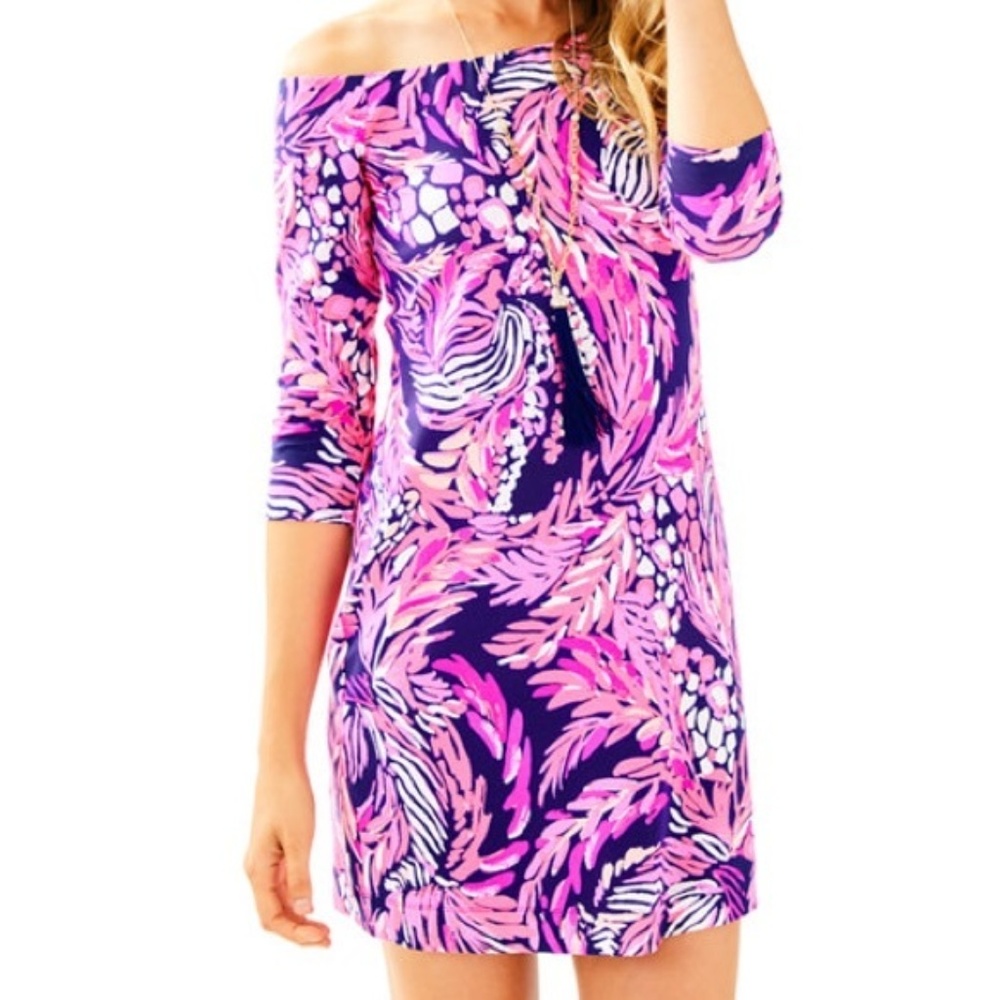 NWT Lilly Pulitzer Laurana Off the Shoulder Dress